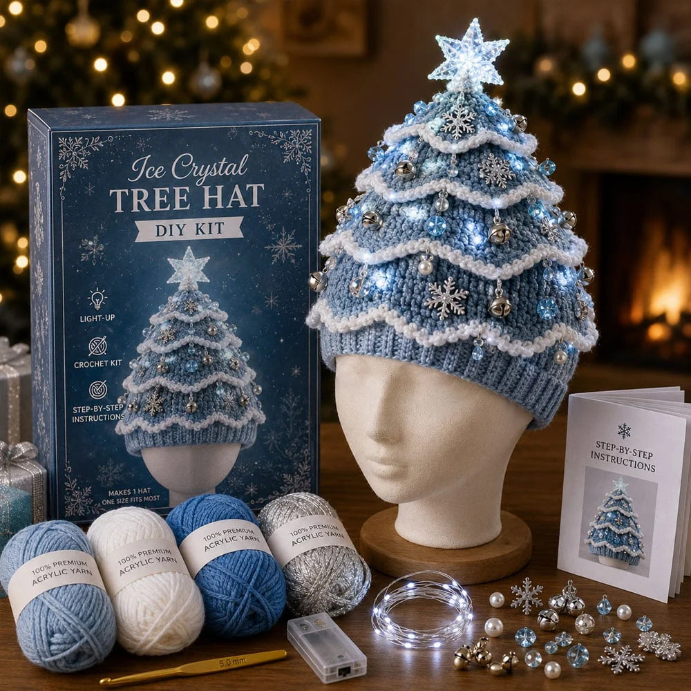 Christmas TreeCrochet Hat DIY Kit