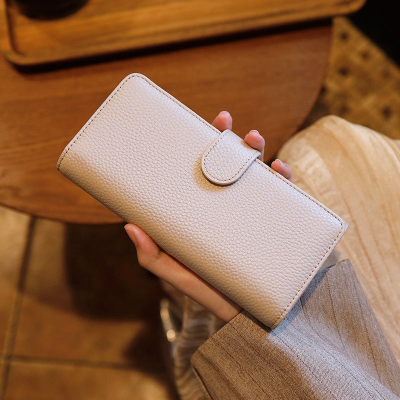 Womens Long Wallet Made From Full-grain Cowhide