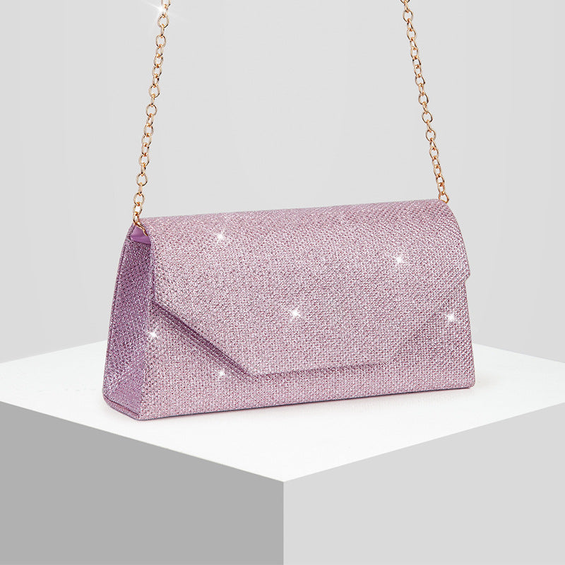 Womens Glittering Evening Bag Party Handbag Clutch, Crossbody Bag