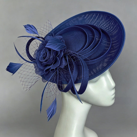 Retro Elegant Feather Headdress Hat