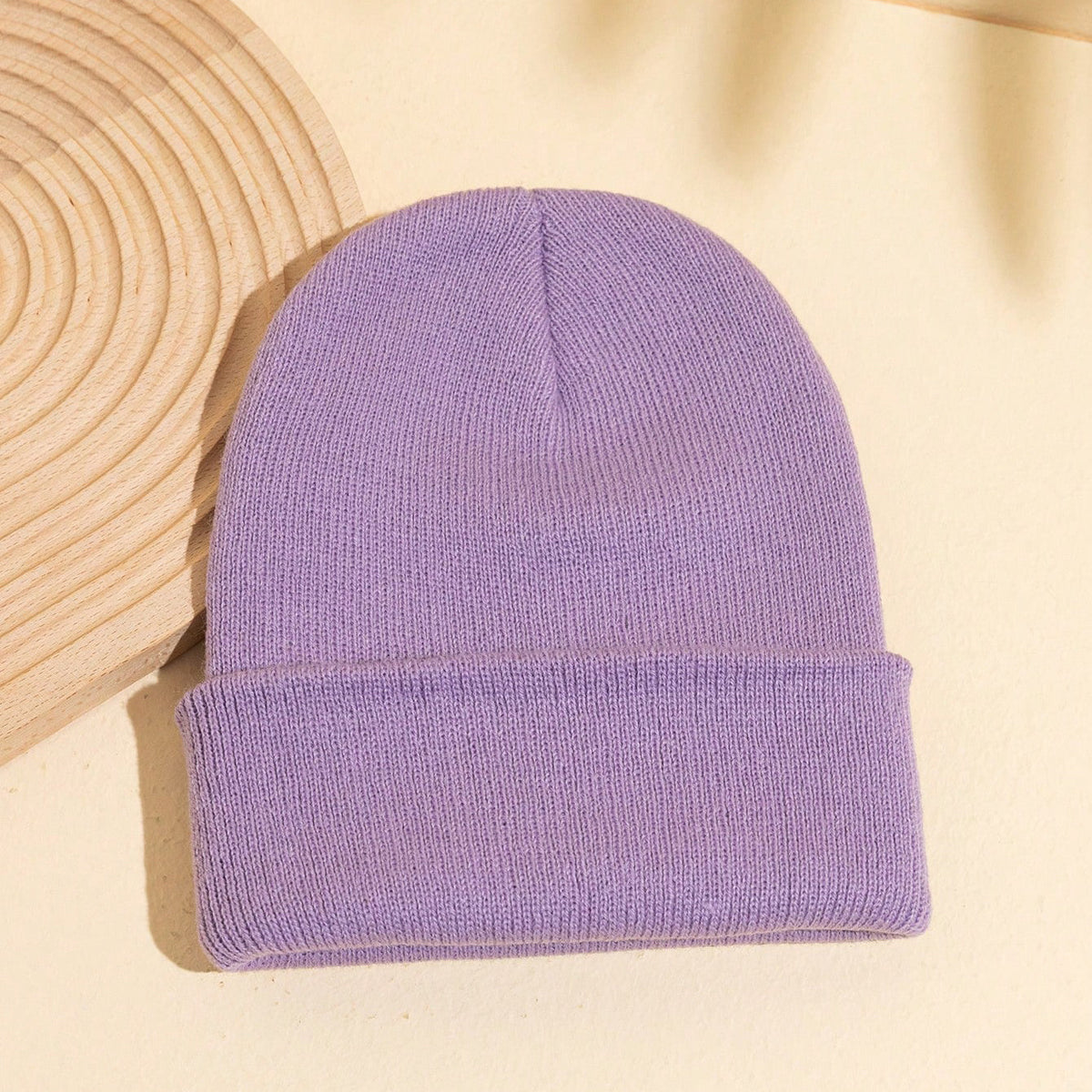 Korean-style Solid-color Wool Knitted Hat, Suitable For Outdoor Leisure, Warmth Preservation, Softness, Skin-friendly, Elastic, And Hooded. Perfect For Outdoor Outings