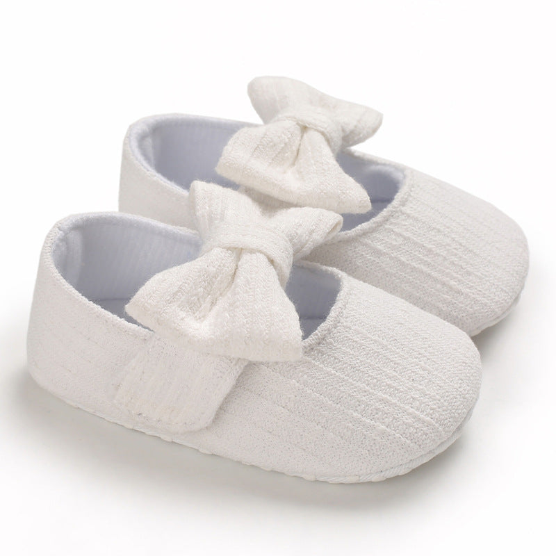 Wool Baby Knitted Bow Baby Shoes