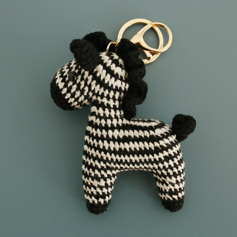 Super-cute Cartoon Hand-knitted Pendant