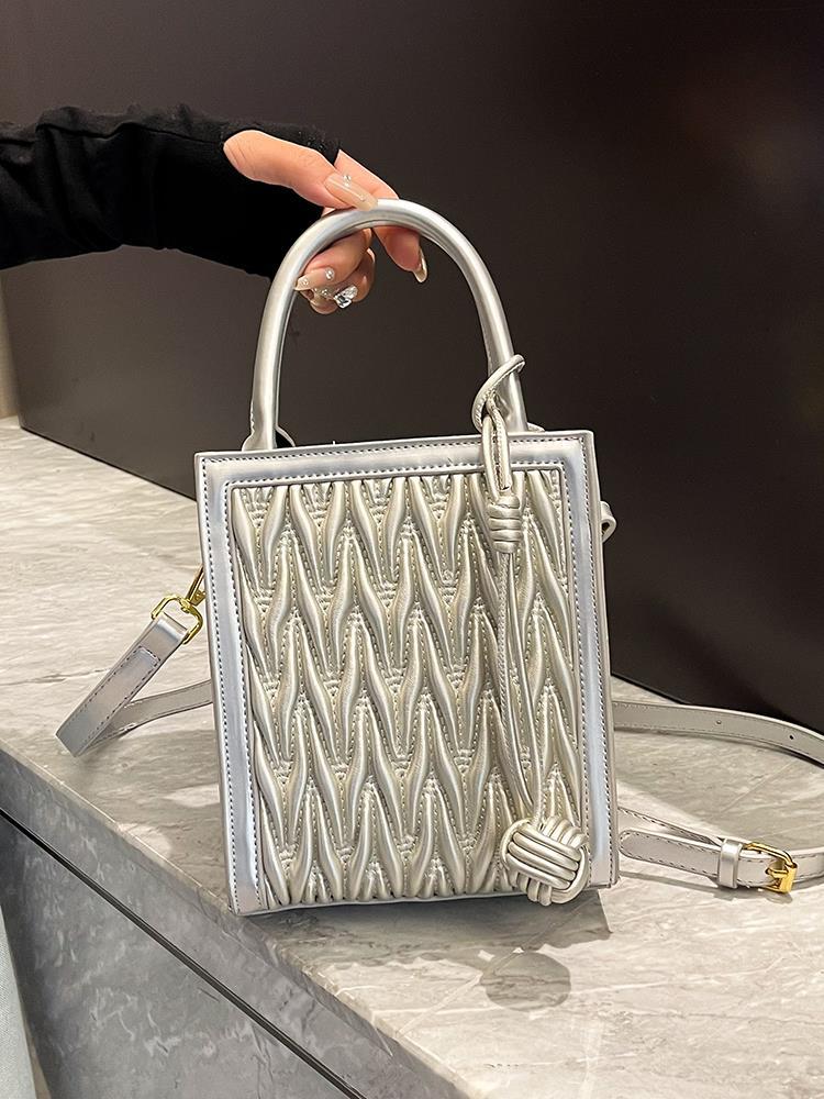 Stylish Good Texture Pleated Small Handbags Women