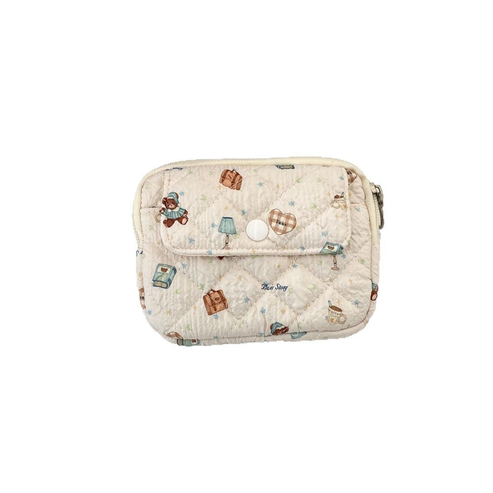Clamshell Card Holder Multi-function Coin Purse For Women