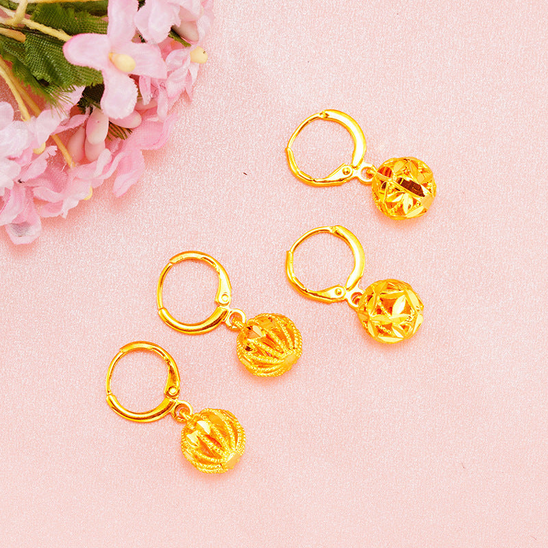 Hollow Out Ball Earrings Women's Earrings