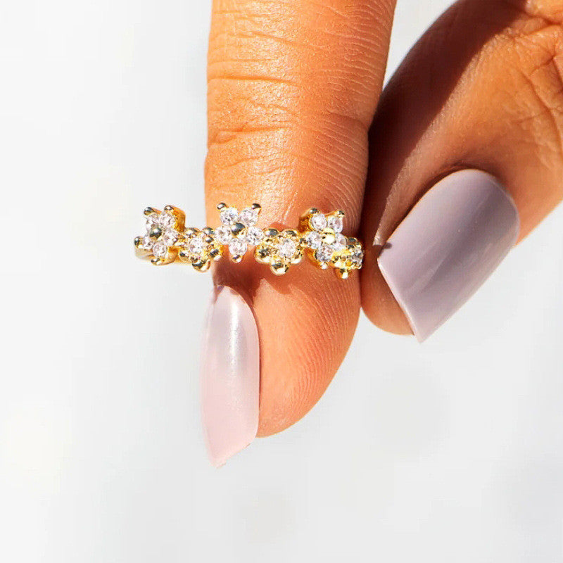 Golden Sweet And Personalized Ring For Women