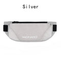 Men's Check Waterproof Ultra-thin Sports Waist Bag