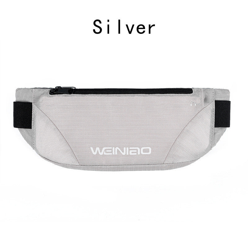 Men's Check Waterproof Ultra-thin Sports Waist Bag