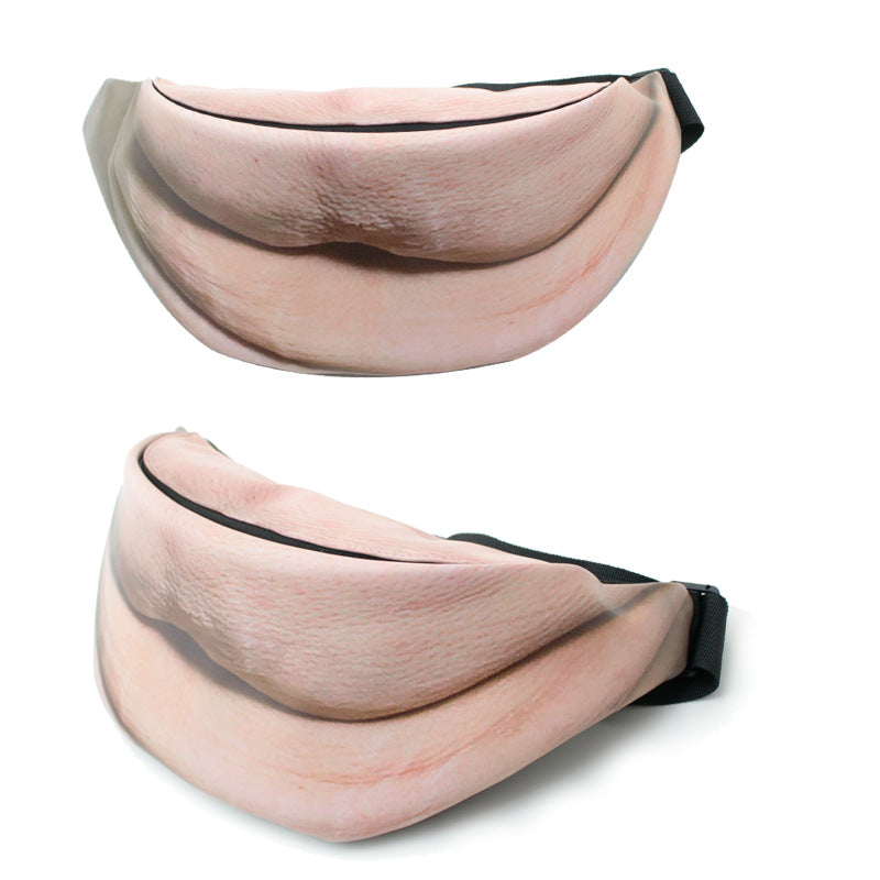 Creative Belly Waist Bag Beer Belly Leather Waist