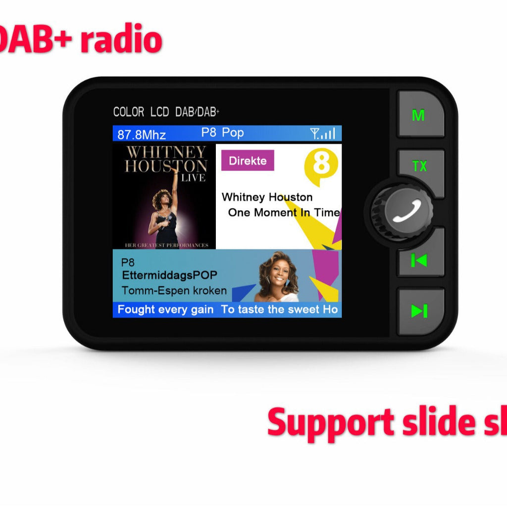 European Station Popular Color Screen Car DAB Digital Receiver Bluetooth MP3 Multifunctional Suitable