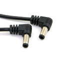 90 Degrees Double Bend DC Power Extension Cable