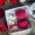 Floral Candle Gift Set for Her | Valentine's Day Gifts | Beeswax Soy Candles | Handmade Aesthetic Hygge Gift Box
