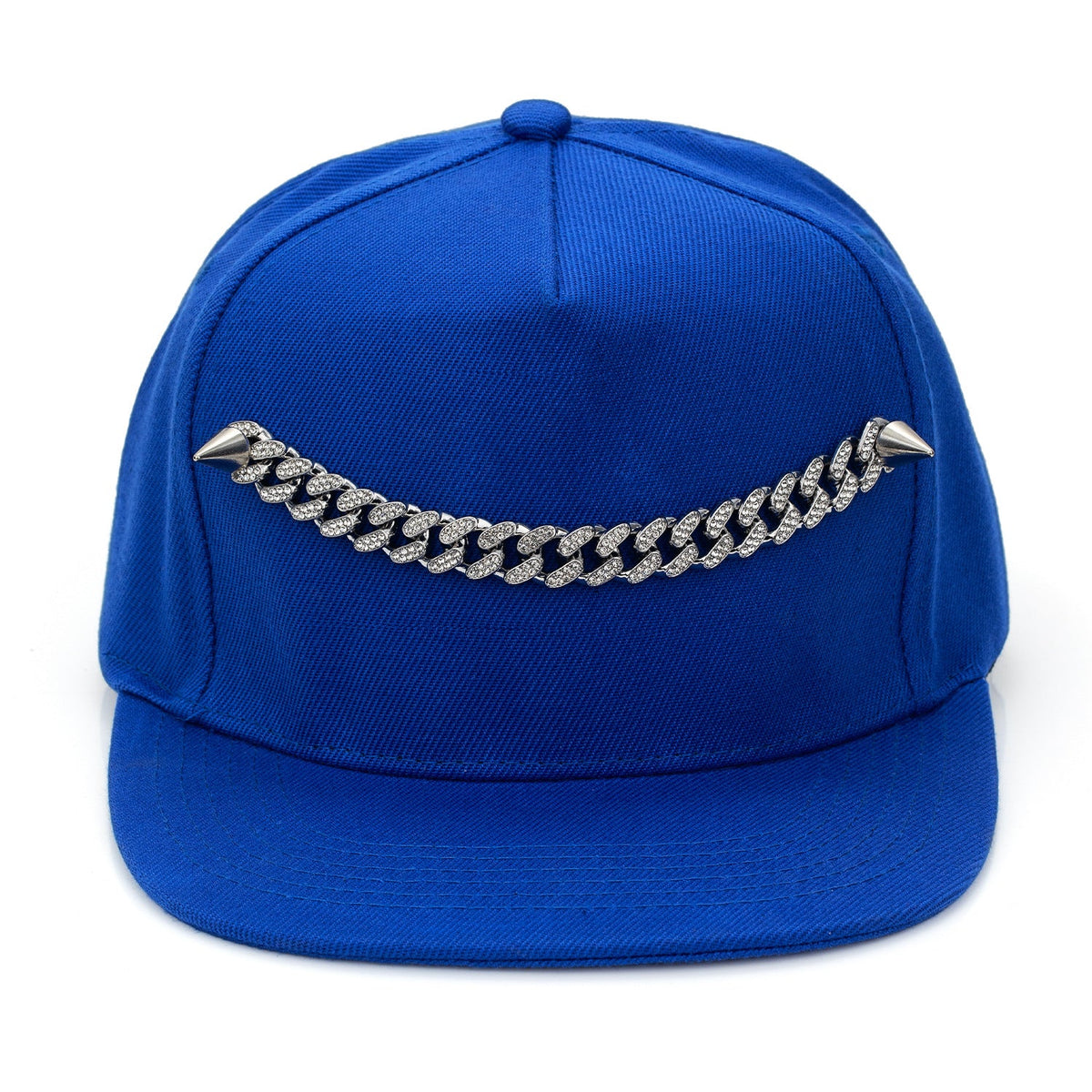 Women's Rivet Cuban Chain Hip-hop Hat