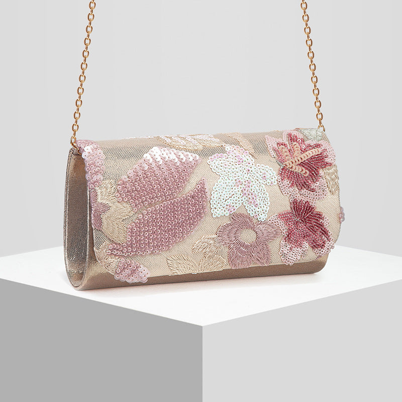 European And American-style Beaded Evening Clutch
