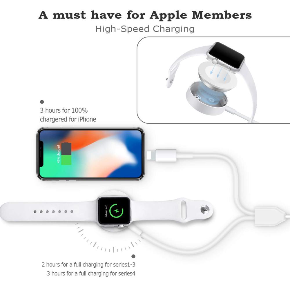 Two-in-one watch wireless charger