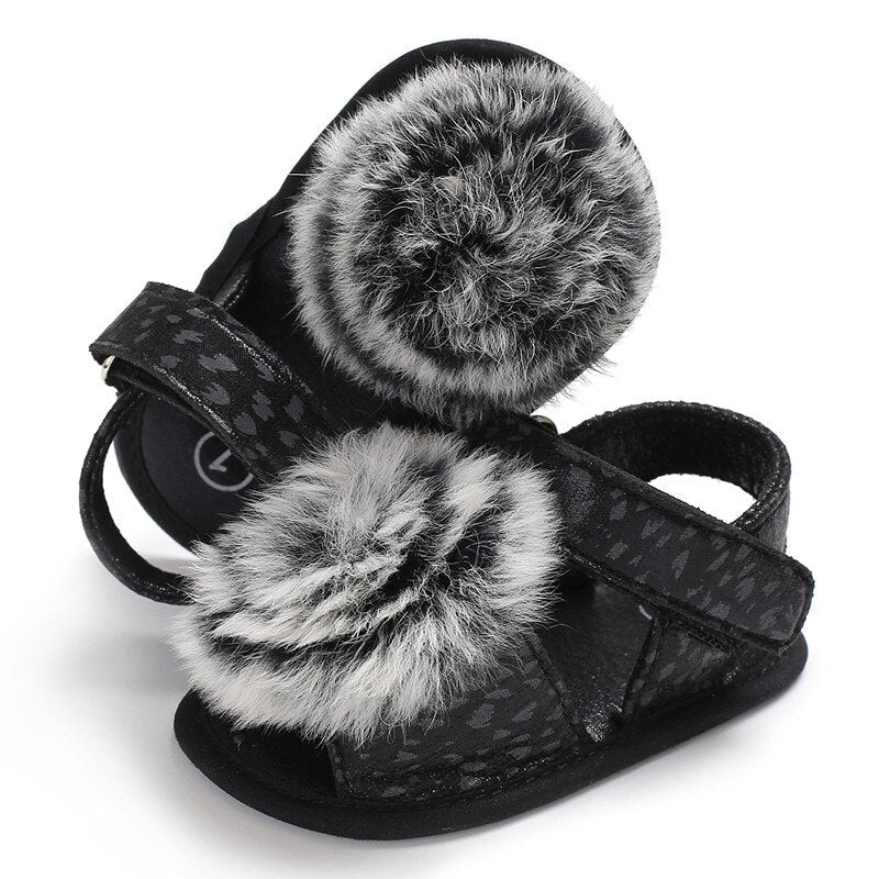 baby newborn childrens shoes baby stroller baby shoes Leopard Cute Ball childrens wear non-slip shoes 0-18M