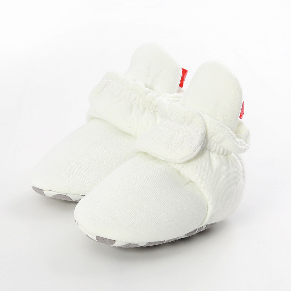 Knitted baby cotton shoes