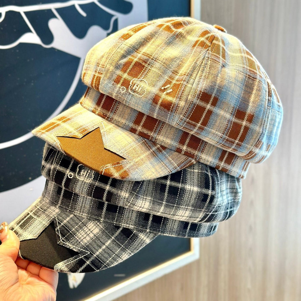 Children Show Face Little Wild Newsboy Cap Painter