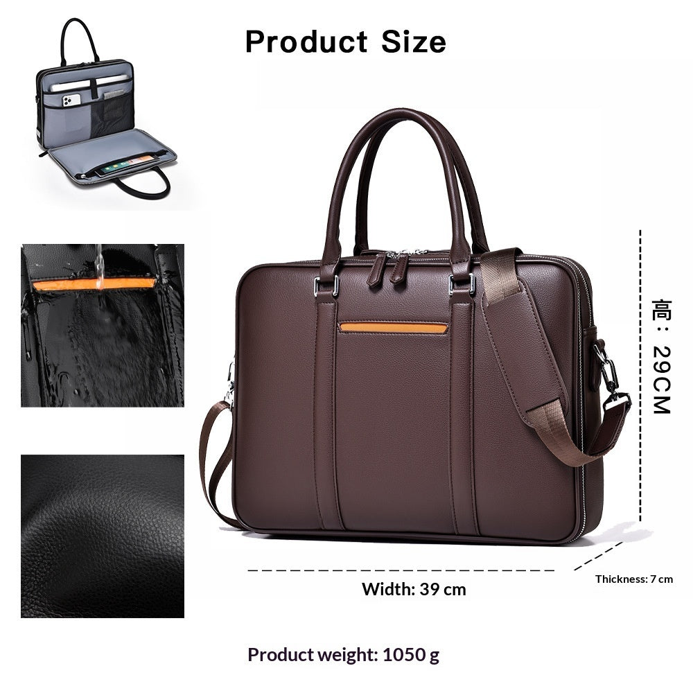 Briefcase Mens Business Bag Mens Handbag Large-Capacity Business Tote