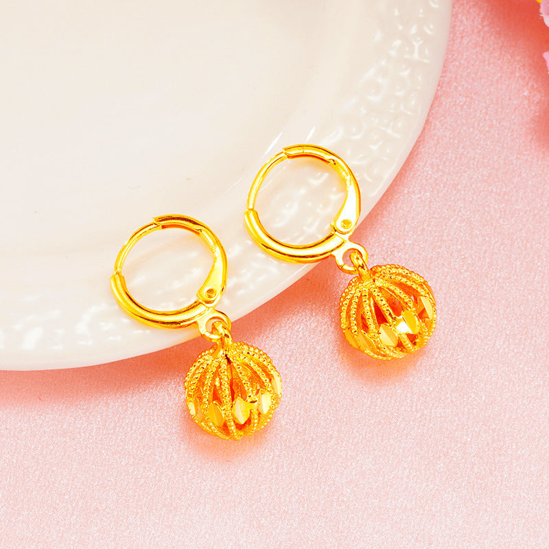 Hollow Out Ball Earrings Women's Earrings