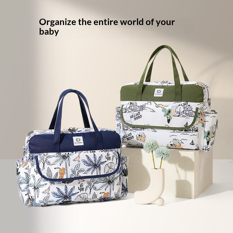 Fashionable Large-Capacity Handheld Mommy Bag