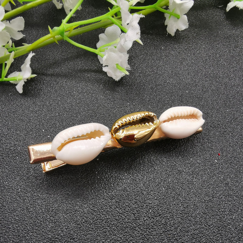 Hair Accessories Natural Shell Freshwater Pearl Hairpin