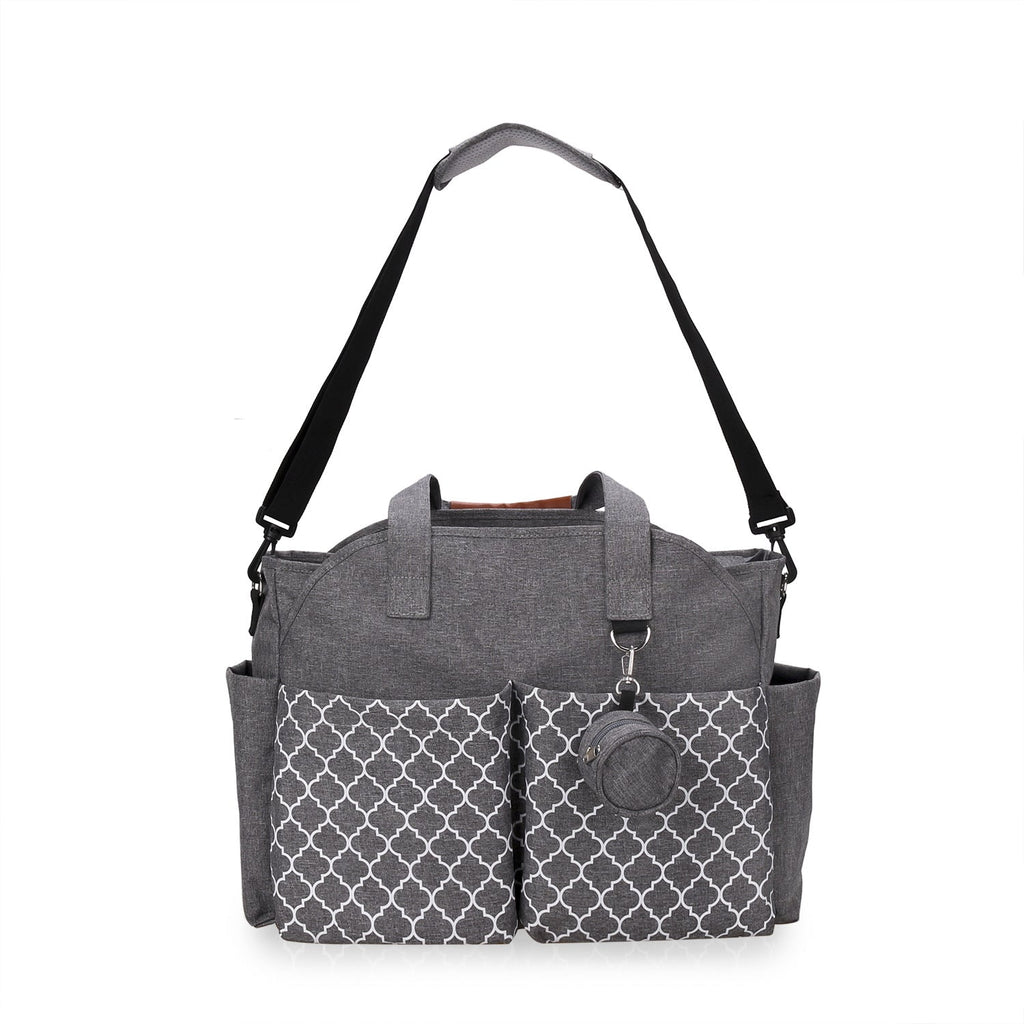 Outdoor Simplicity Printed Portable Single-shoulder Mommy Bag