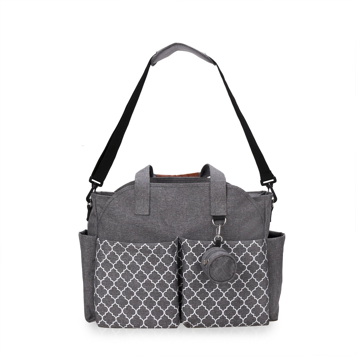 Outdoor Simplicity Printed Portable Single-shoulder Mommy Bag