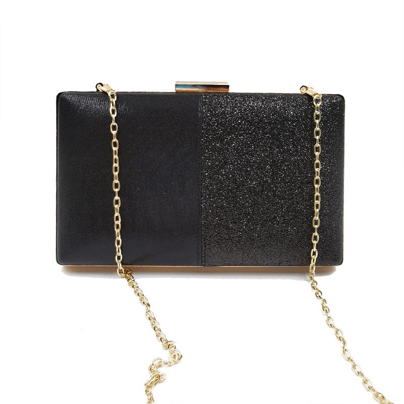 Women's Clutch Bag Shoulder Bag Sequin Stitching Banquet Dress Evening Bag