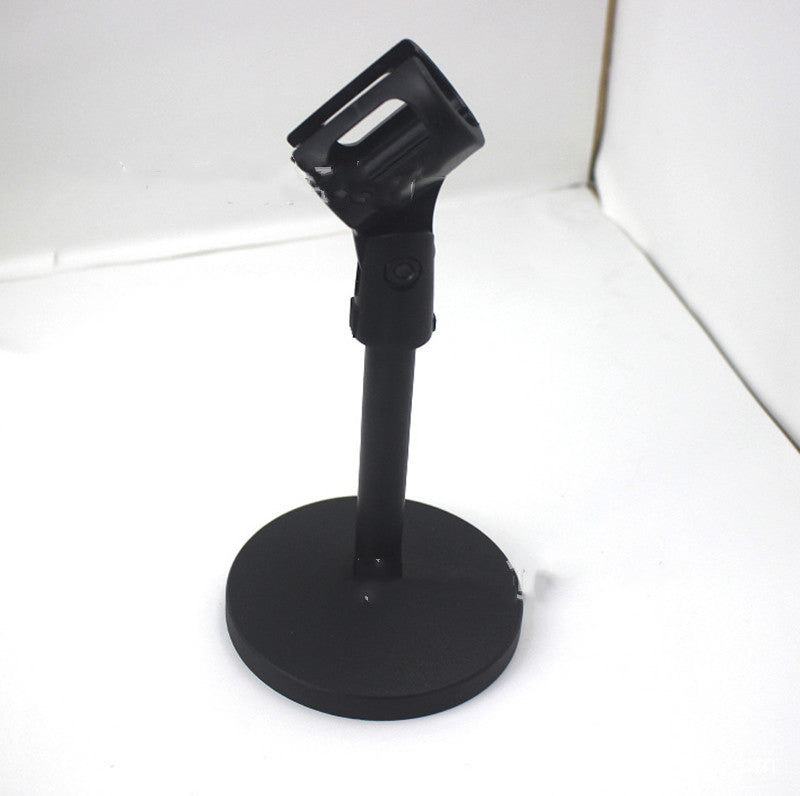 Desktop Lifting Microphone Bracket Disc Desktop Microphone Triangle Bracket