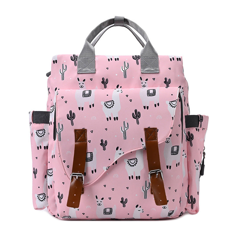Large-capacity Mommy Bag Multifunctional Printing