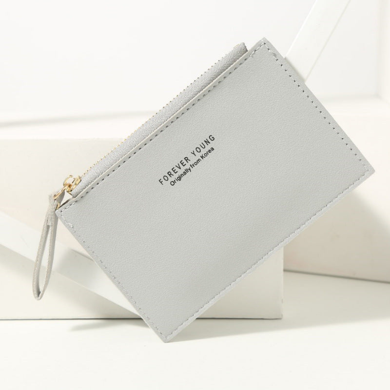 Ultra-thin Female Cute Personalized ID Card Holder Mini Coin Purse