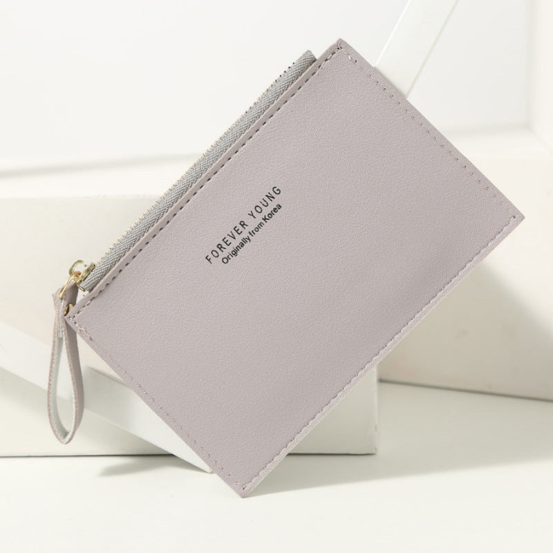 Ultra-thin Female Cute Personalized ID Card Holder Mini Coin Purse