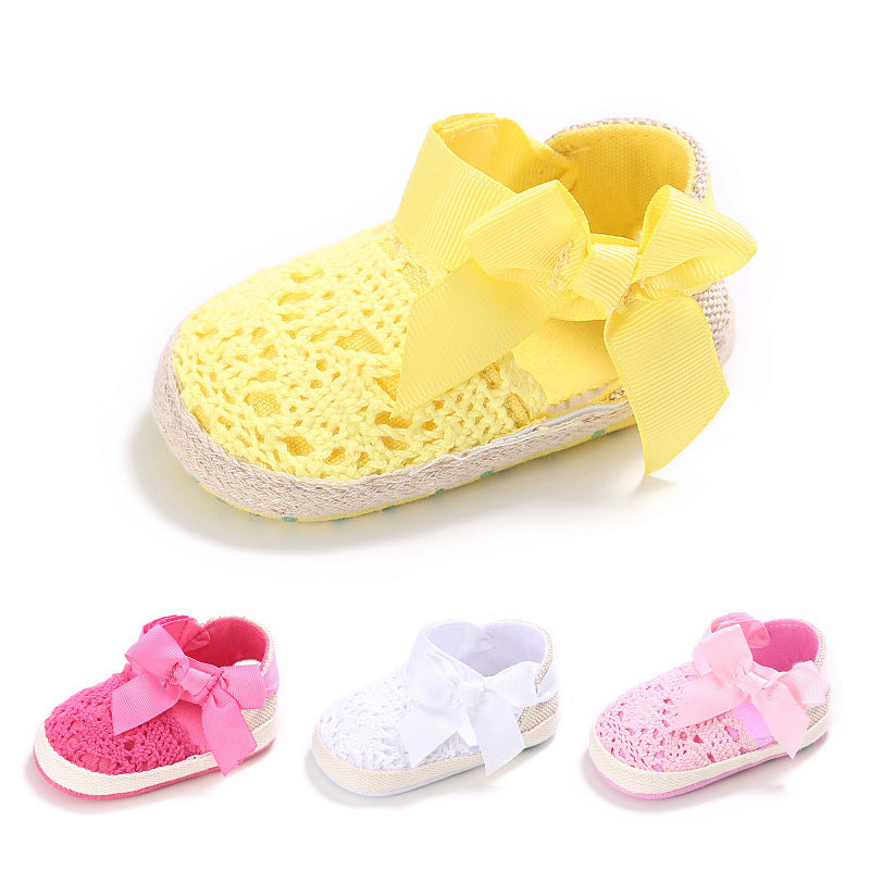Female Baby Shoes Soft Sole Bow Princess Sandals Baby Toddler Shoes