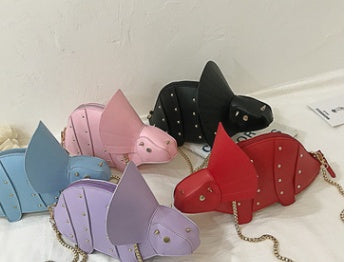 Crossbody-Bag Handbags Clutch-Bag Women Purses Triceratops Chic Mini Girl's Fashion