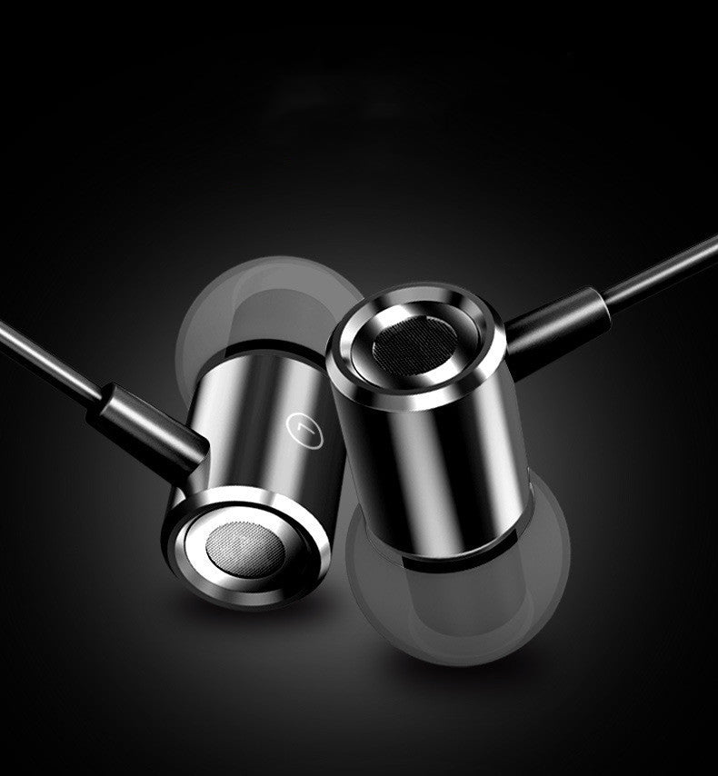 Wired Earphone Metal Magnetic Subwoofer In-Ear Cable
