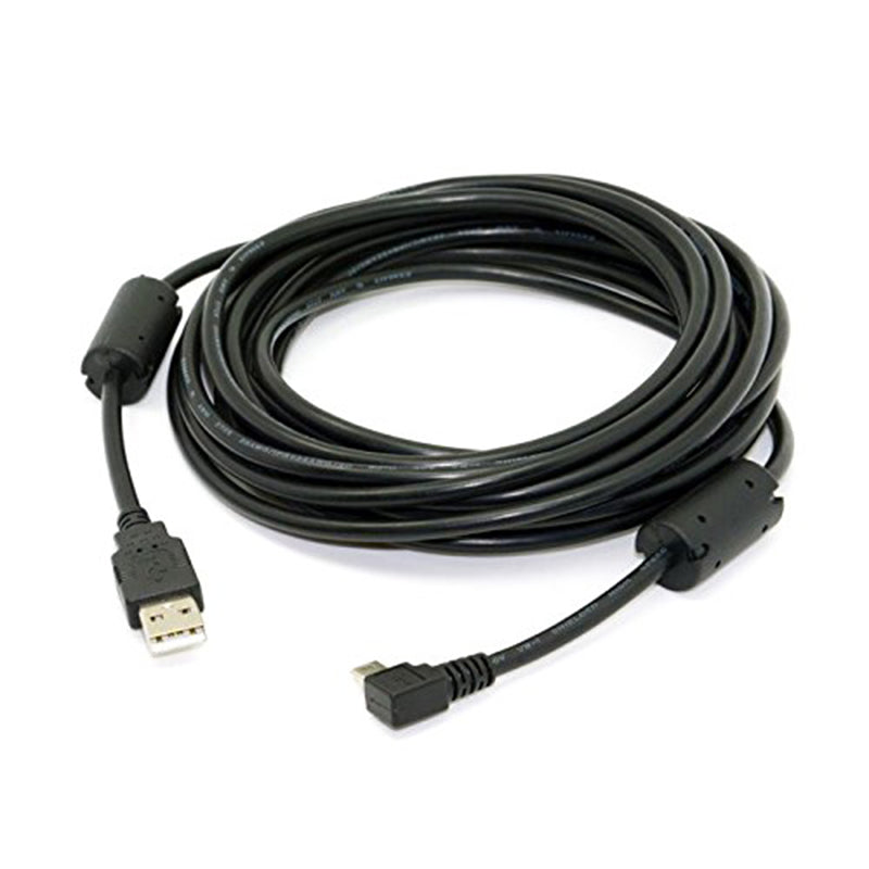 Thick Left Elbow Mini USB Male To USB2.0 Male Data Cable
