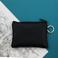 Leather Coin Purse Zipper Pouch