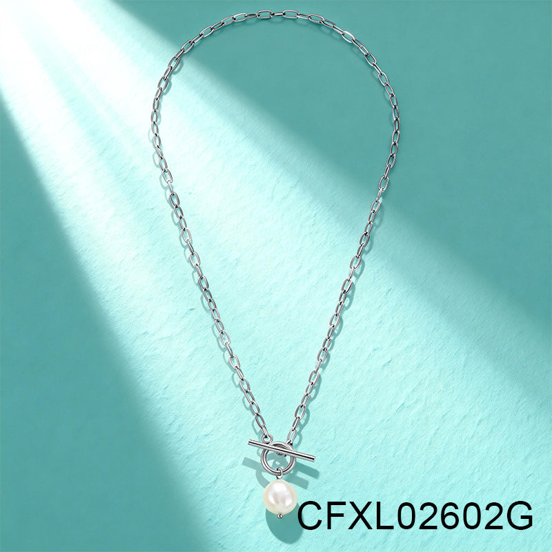 Light Luxury High-end Titanium Steel Necklace For Women