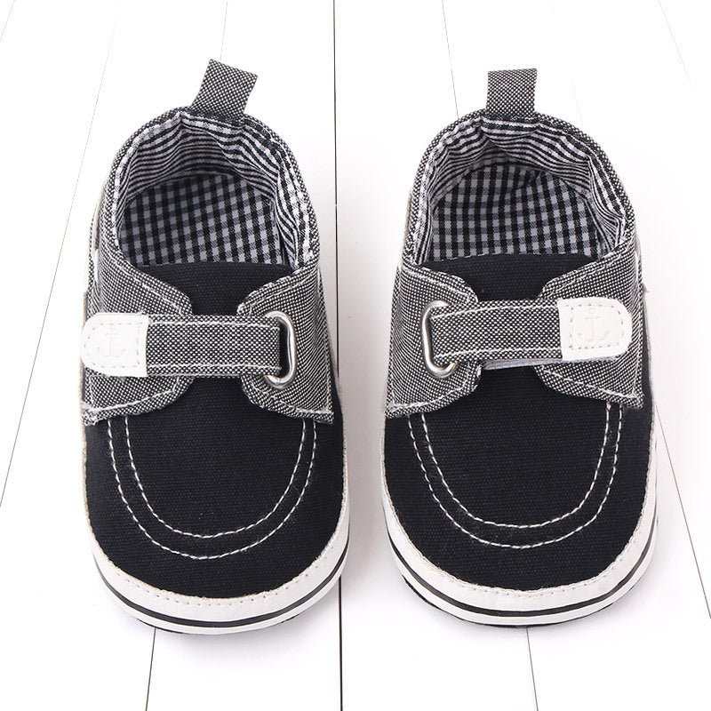Denim baby shoes soft soled walking shoes
