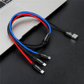 Baseus one with three fast charging data cable