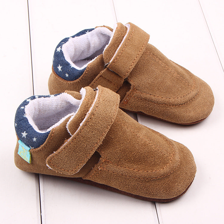 Lamb leather baby shoes