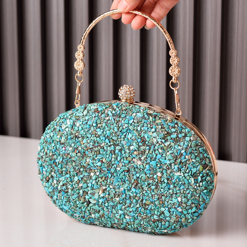 Affordable Luxury Diamond-encrusted Evening Clutch