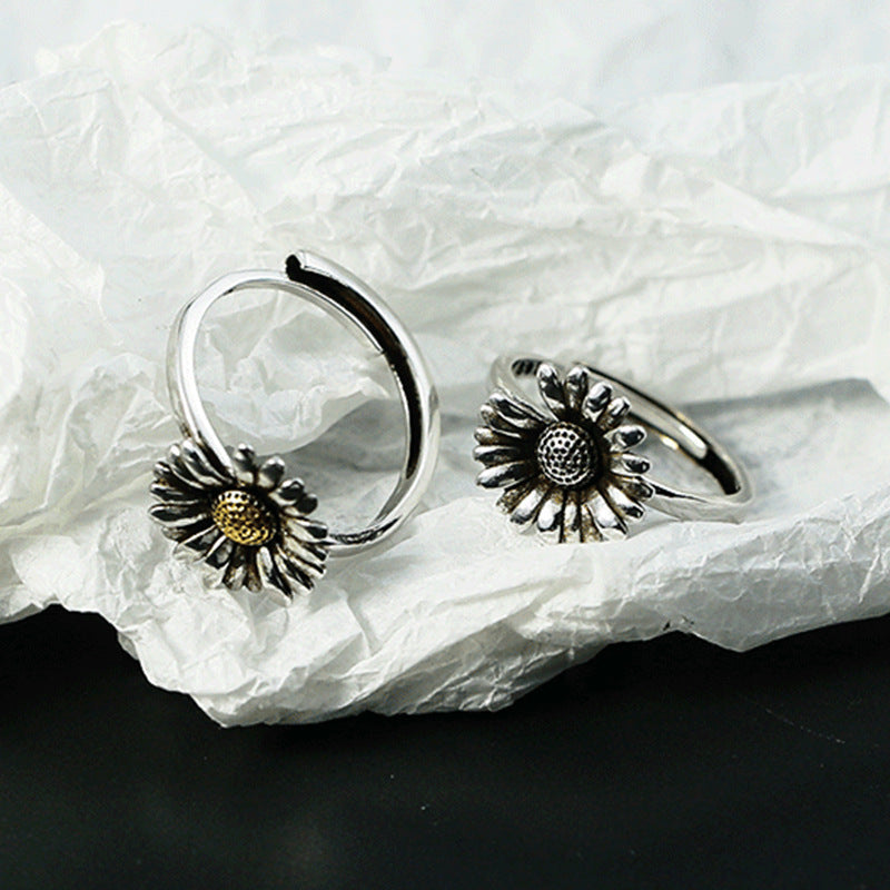 Retro Womens Trendy Korean Style Ring Minimalist Design