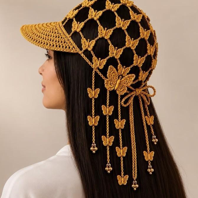 Women's Sunflower Cutout Baseball Cap