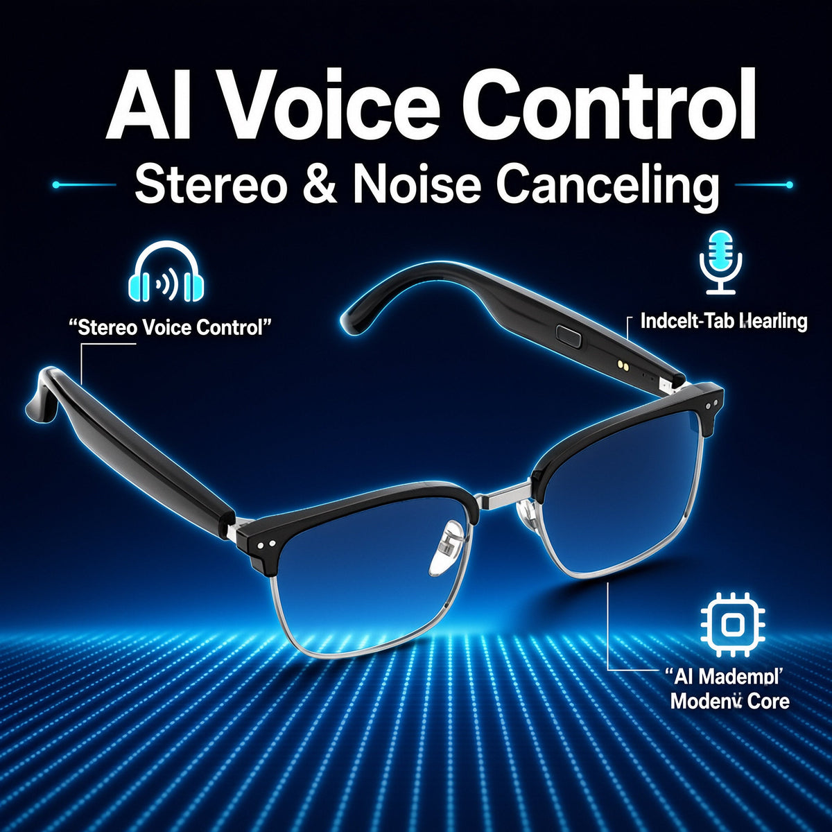 Smart AI Bluetooth Sunglasses