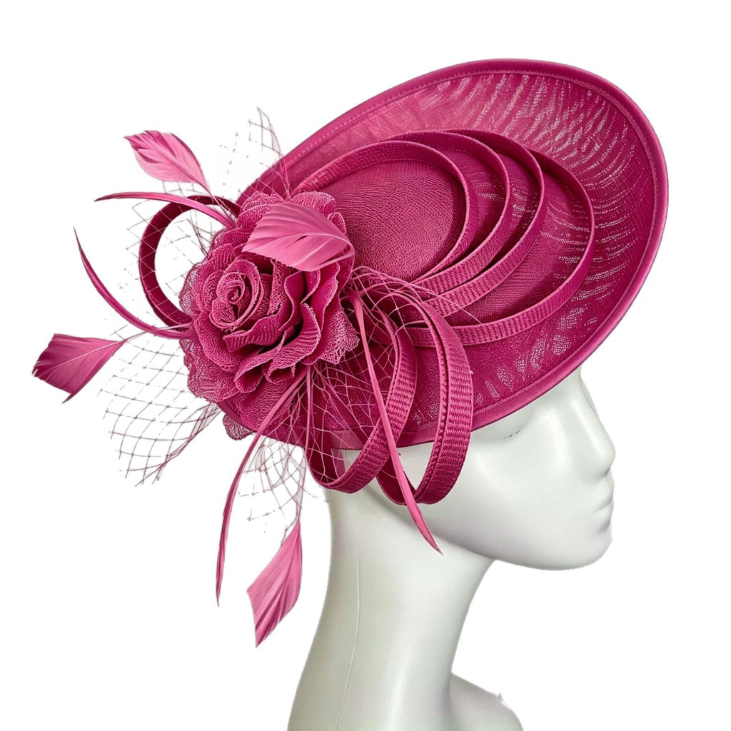 Retro Elegant Feather Headdress Hat
