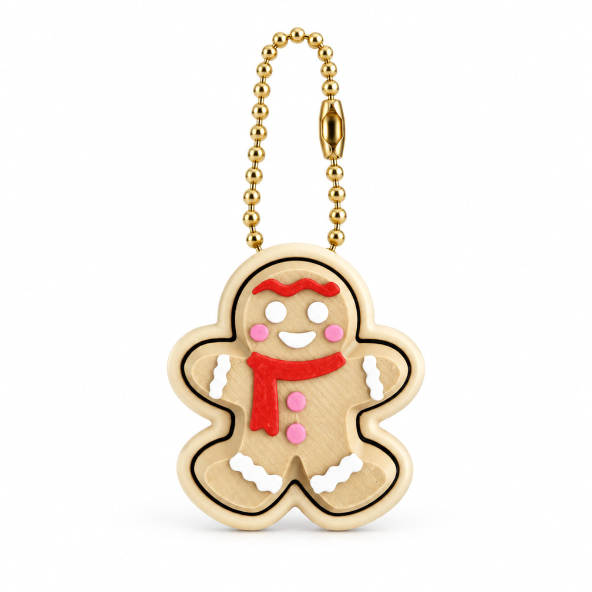 3D-printed Gingerbread Man Pendant Christmas Tree Ornament Creative Indoor Christmas Decoration Keychain