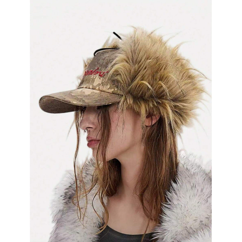 Women's Faux Leather Lei Feng Cap